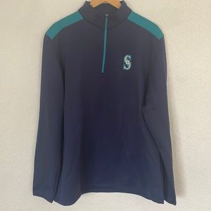 Seattle Mariners Quarter Zip Size XL